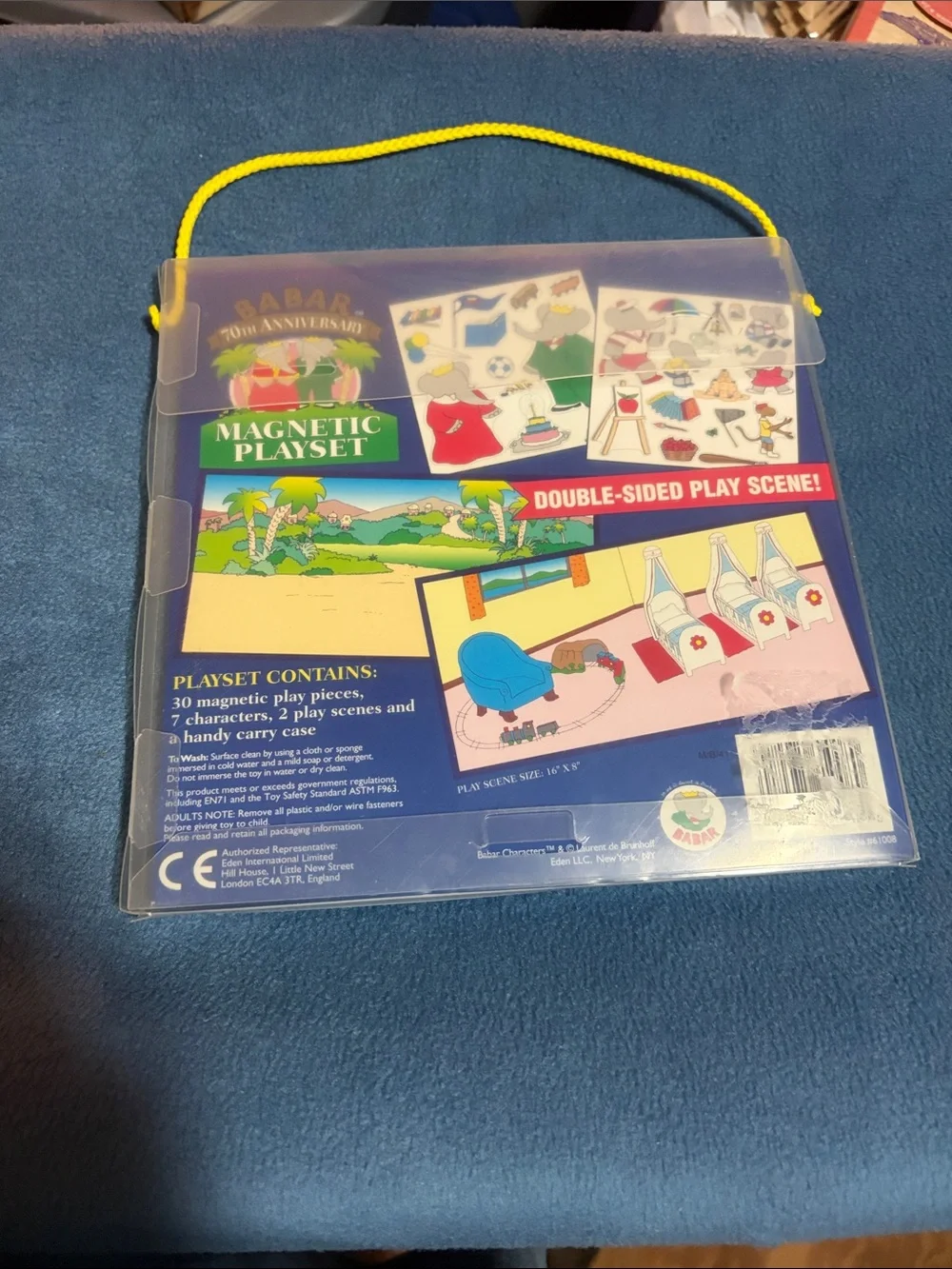 70th Anniversary BABAR Magnetic Playset Kids Toy - Unopened
